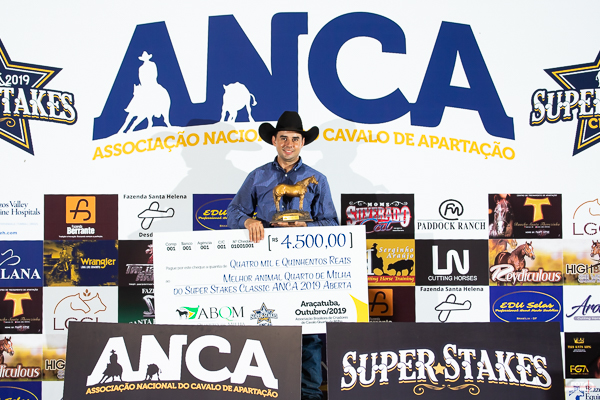 Campeões Super Stakes Classic ANCA 2019 Melhor Quarto de Milha categoria Aberta