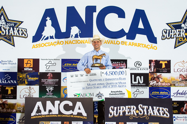 Campeões Super Stakes ANCA 2019 Melhor Quarto de Milha categoria Aberta