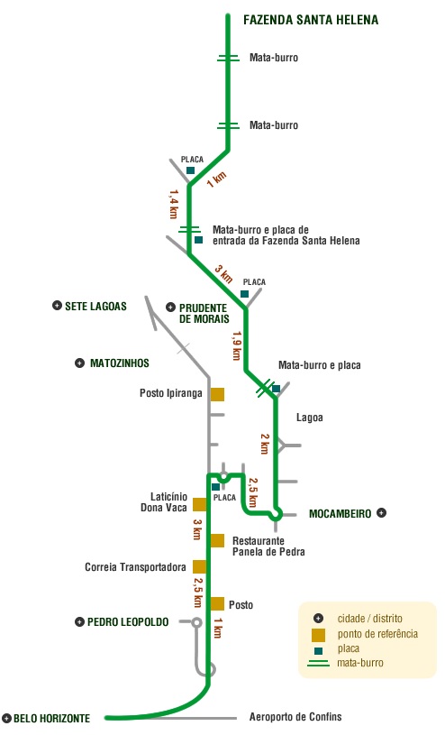 Como chegar na Fazenda Santa Helena SZ