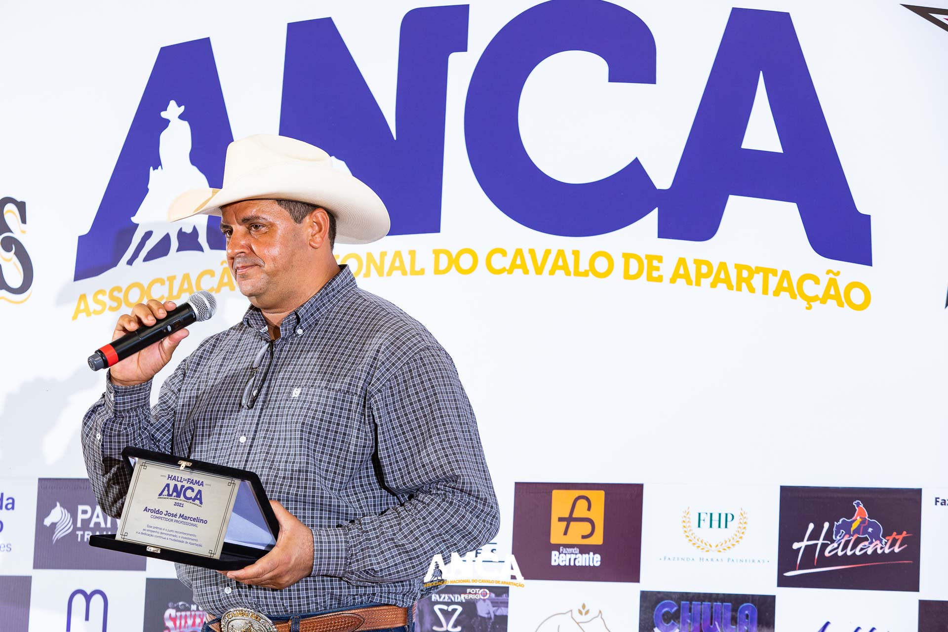 Aroldo no Hall da Fama da ANCA