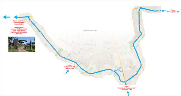 Mapa do Local